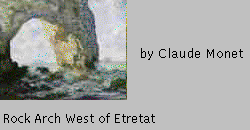 Rock Arch west
of Etretat