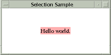 selection