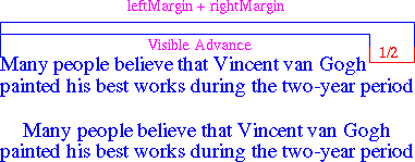 center align