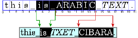 Selection highlighting